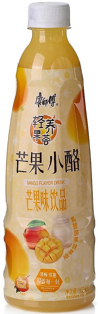 康师傅 轻养果荟【芒果小酪】芒果乳酸菌风味饮料 500ml